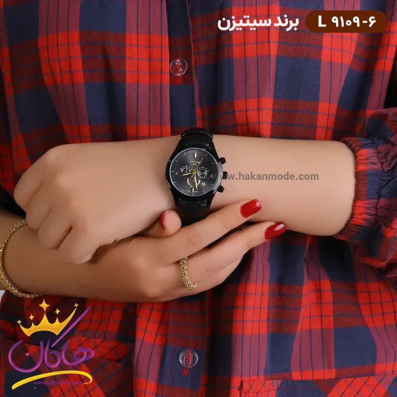 ساعت سیتیزن زنانه بند چرمی L9109/6 — تصویر ۴