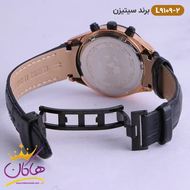 ساعت سیتیزن زنانه بند چرمی مدل L9109 — تصویر ۳