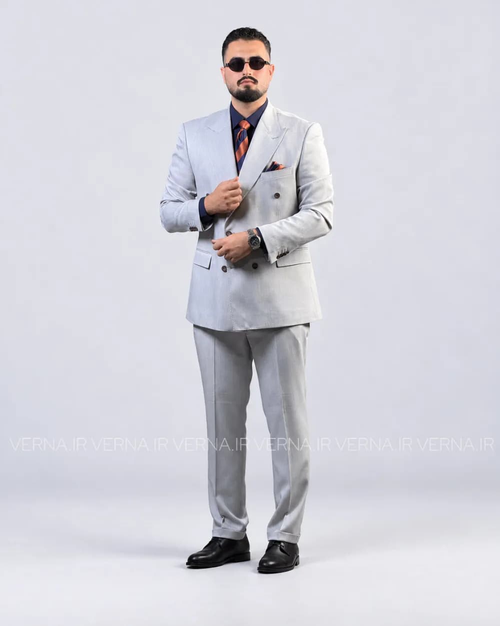 کت و شلوار تک سایز دبل برست 102