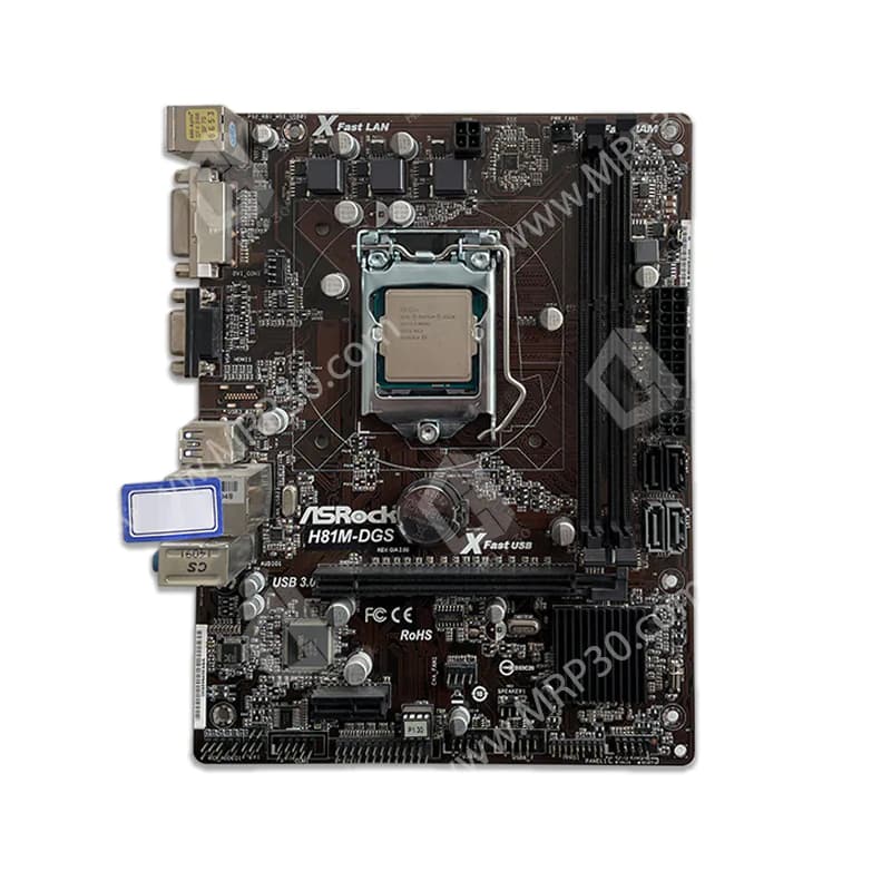 باندل مادربرد ازراک ASROCK H81M-DGS و i3 4130 استوک