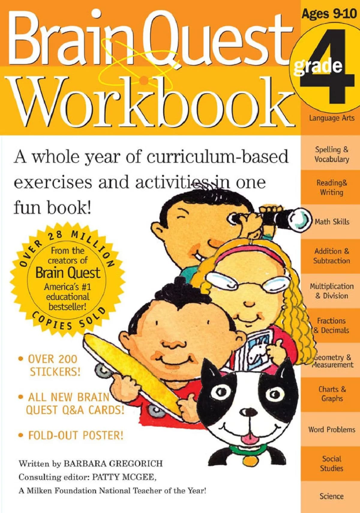 و دانلود نسخه کامل کتاب Brain Quest Workbook: Grade 4 age 9-10 – pdf