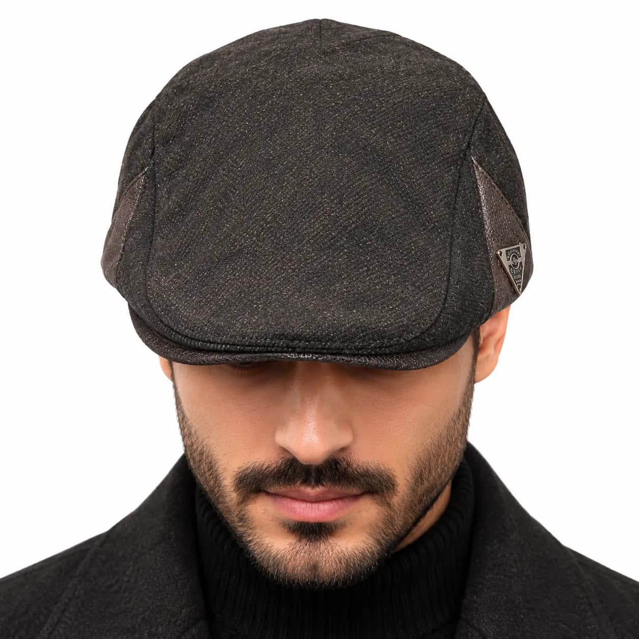 کلاه کپ فوتر لبه دار شکلاتی