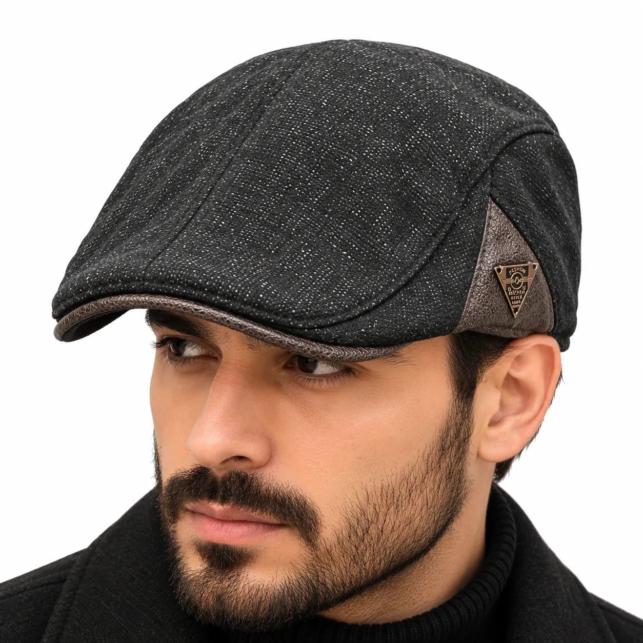 کلاه کپ فوتر لبه دار دودی