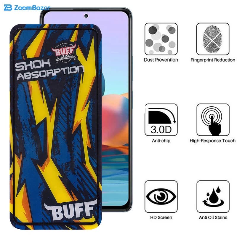گلس بوف مدل Shock-Shock مناسب برای گوشی موبایل شیائومی Redmi Note 10 Pro Max/Note 10 Pro 4G(Global)/(India)/Note 10 Lite — تصویر ۶