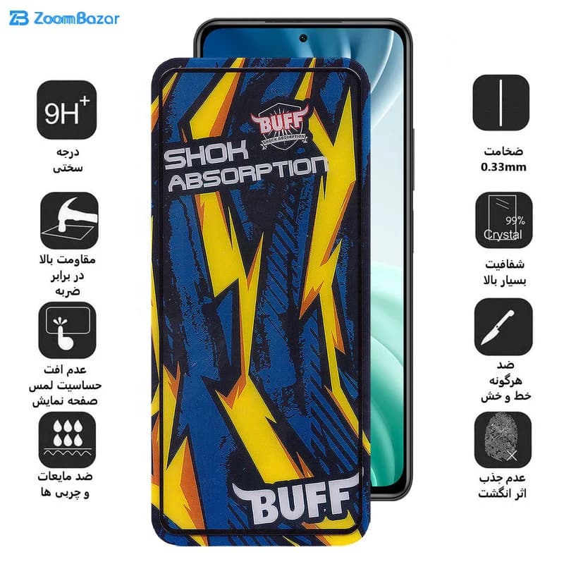 گلس بوف مدل Shock-Shock مناسب برای گوشی موبایل شیائومی Mi 11i /Mi 10i /Mi 11X/Mi 11X Pro/11i/11i HyperCharge 5G — تصویر ۴