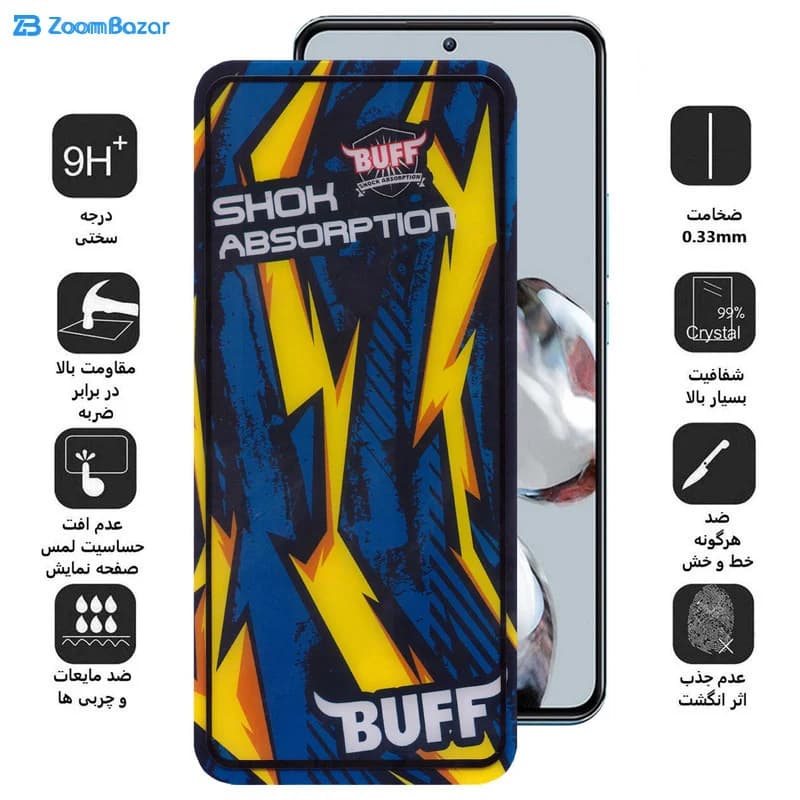 گلس بوف مدل Shock-Shock مناسب برای گوشی موبایل شیائومی 12T Pro / 12T / Mi 11T Pro / Mi 11T — تصویر ۳