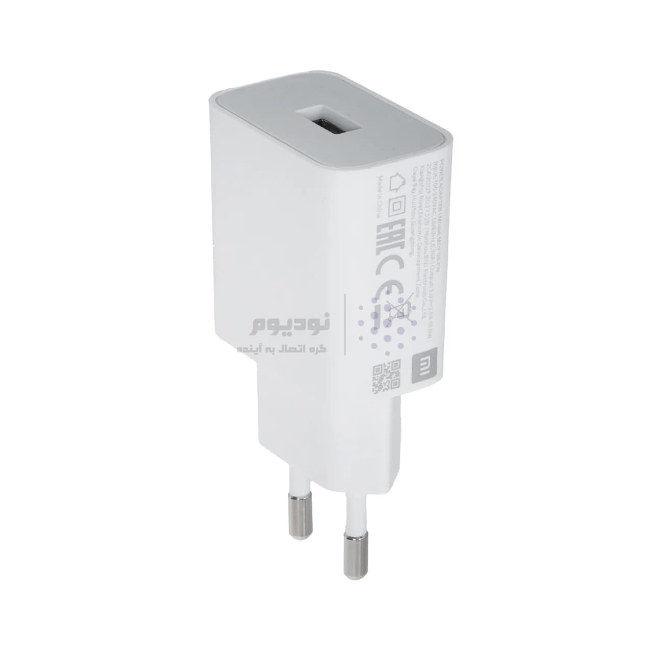 شارژر دیواری دو پین تک پورت 10W Xiaomi مدل MDY-09-EW – سفید – LY (گارانتی 6 ماهه شرکتی) — تصویر ۵