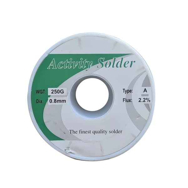 سیم لحیم 0.8 میلی متر 250 گرم ACTIVITY SOLDER گرید A