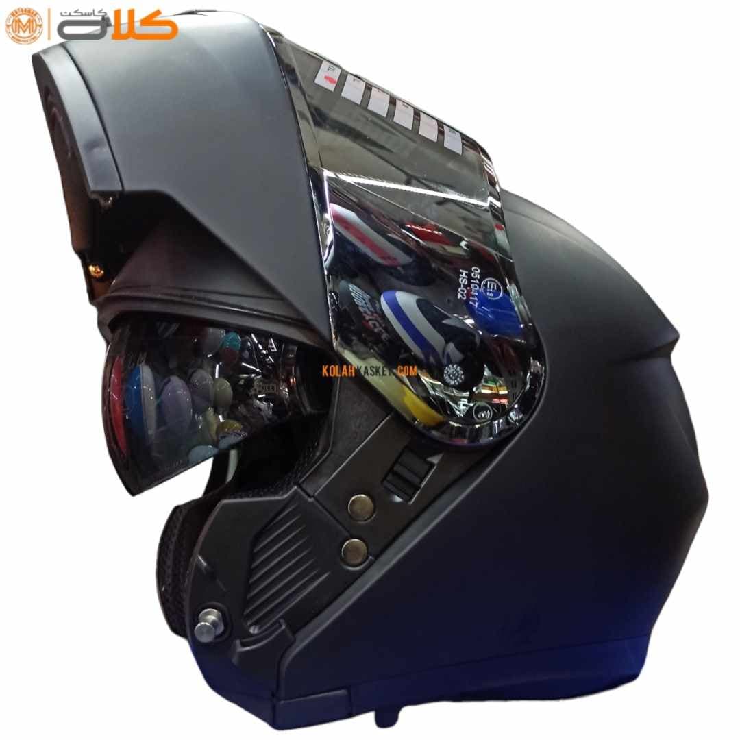 کلاه کاسکت تکنو | فک متحرک Tblack TEKNO — تصویر ۸