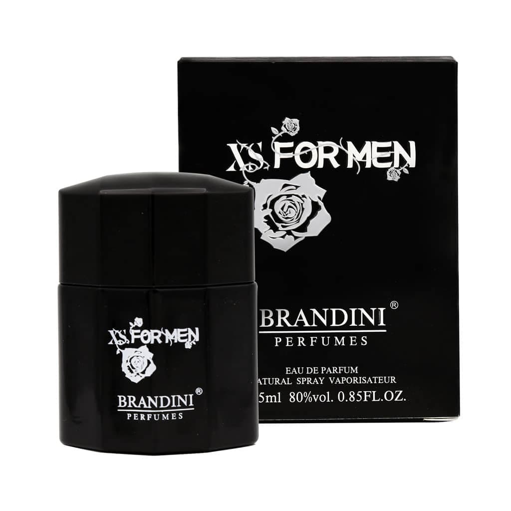عطر جیبی مردانه برندینی مدل XS for men حجم 25 میلی لیتر