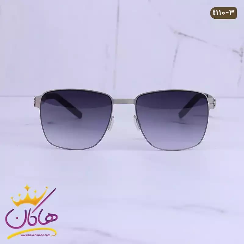 عینک آفتابی آیس برلین مردانه دودی t110 silver