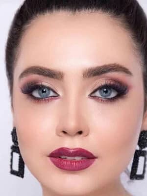 لنز رنگی لابلا مدل شنل گری (Labella Shenel Gray) — تصویر ۴