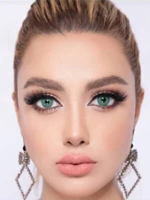 لنز رنگی لابلا مدل شنل گرین (Labella Shenel Green) — تصویر ۲