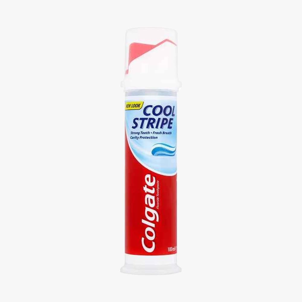 خمیر دندان پمپی کولگیت روزانه مدل COOL STRIPE