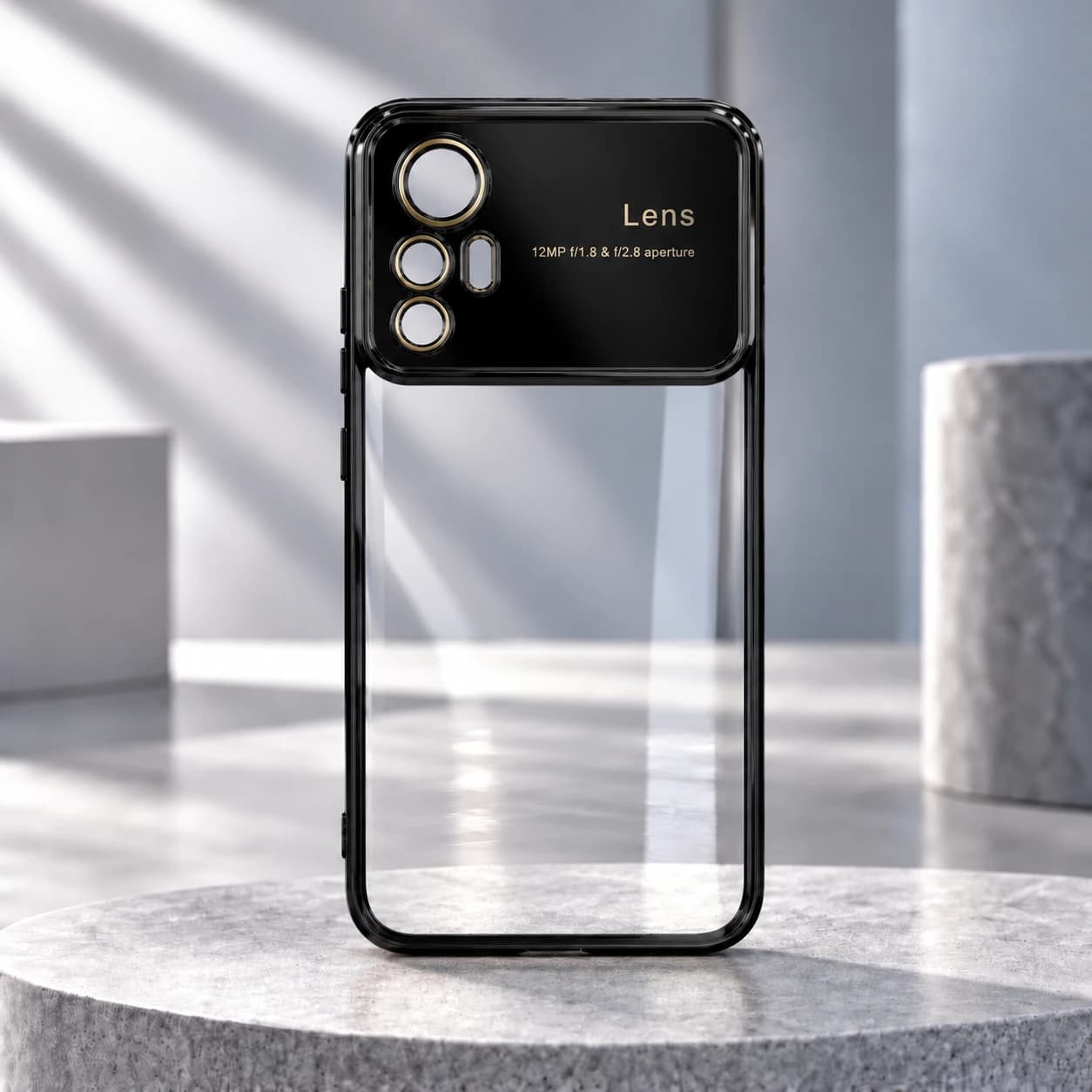 کاور مدل شفاف محافظ لنز دار مناسب برای گوشی موبایل شیائومی Redmi Note 12S — تصویر ۲