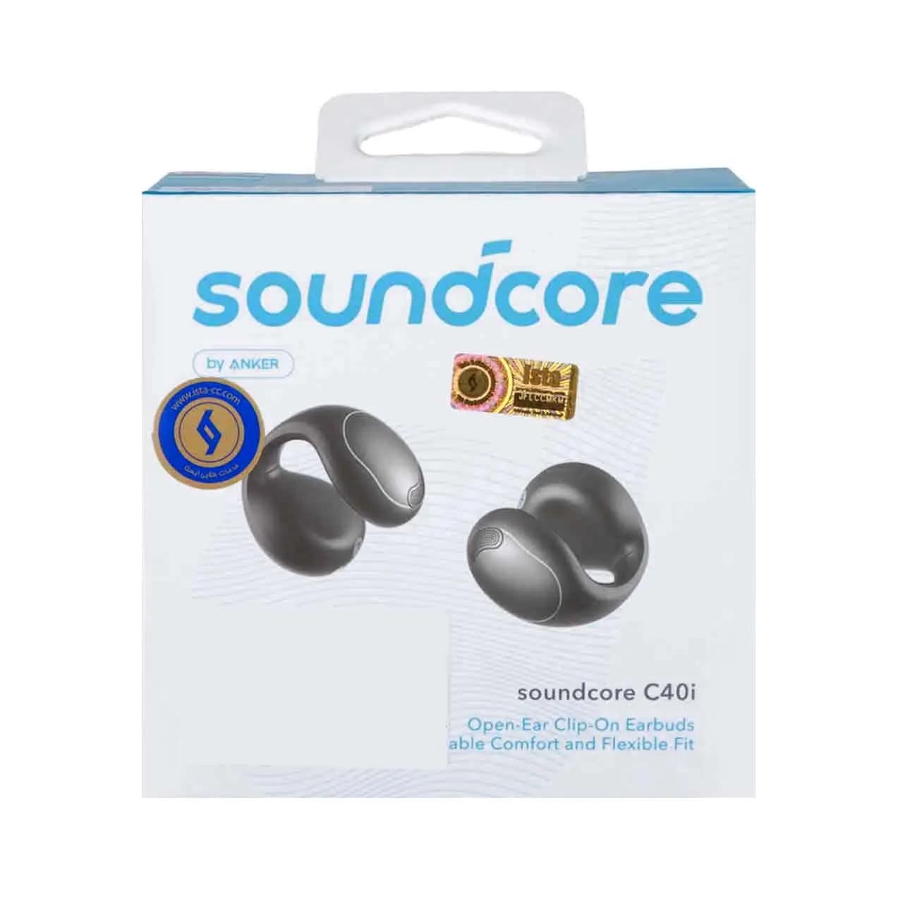 ایرفون بی سیم ANKER مدل SoundCore C40i A3331HZ1 – خاکستری تیره (گارانتی 18 ماهه شرکتی) — تصویر ۵