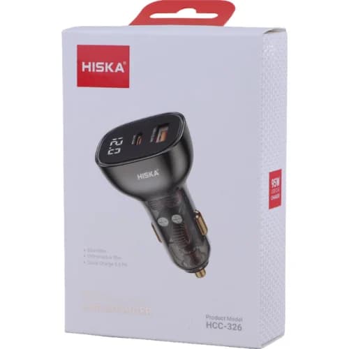 شارژر فندکی 95 وات هیسکا HCC-326 — تصویر ۷