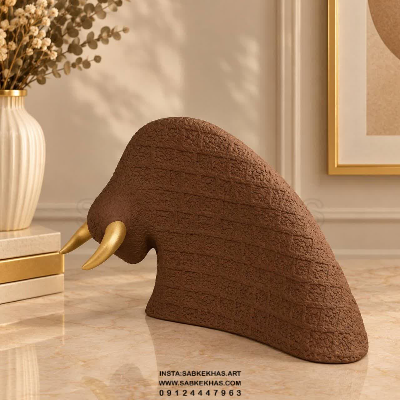 مجسمه دکوری گاو