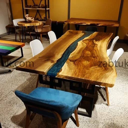 میز چوب و رزین کامنا مدل 13152032