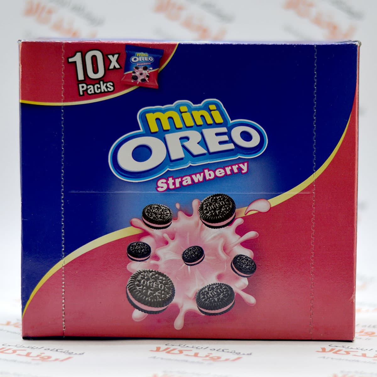 پک مینی بیسکوییت اوریو Oreo مدل Strawberry