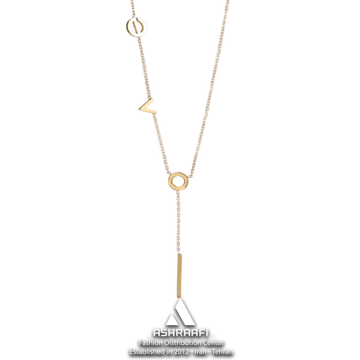 گردنبند زنانه لاو Love Lariat Necklace G