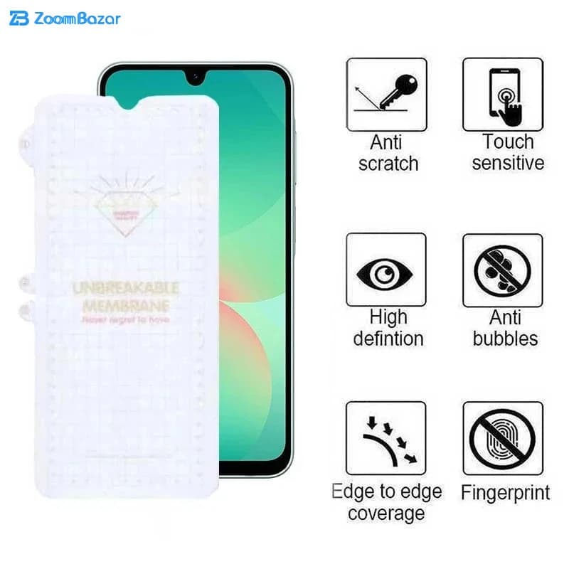 گلس بوف مدل Hydrogel مناسب برای گوشی موبایل سامسونگ Galaxy A17 / A26 / A16 — تصویر ۶