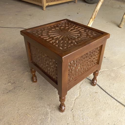 میز عسلی چوبی چنار کامنا مدل 13151979