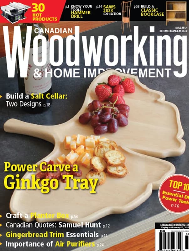 و دانلود نسخه کامل 12 مجله چوب و نجاران کانادایی . Canadian Woodworking