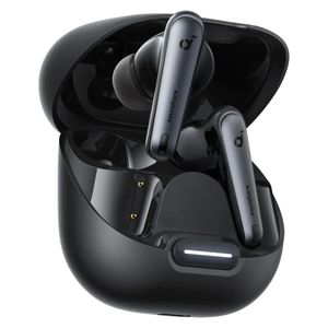 هدفون بلوتوثی انکر مدل Soundcore Liberty 4 NC با نویز کنسلینگ فعال (ANC)، درگاه شارژ USB Type-C، پشتیبانی از فرمان لمسی، مقاوم در برابر پاشش آب