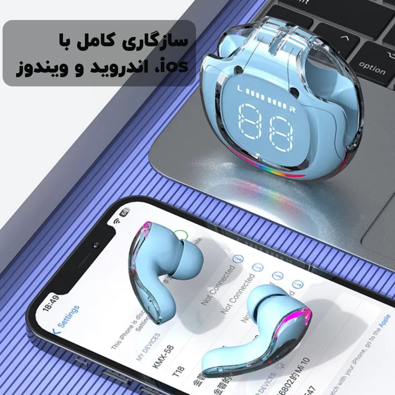 هدفون بلوتوثی ونسر مدل VN-S30 — تصویر ۳