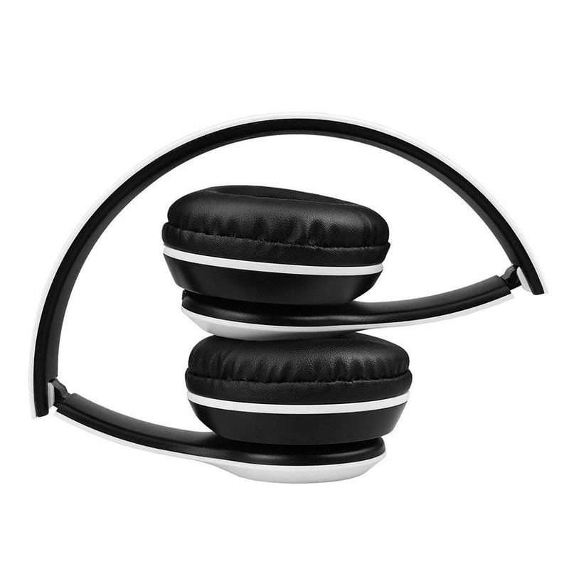 هدفون بلوتوثی مدل P47 EDR بدون قابلیت نویز کنسلینگ، درگاه USB Type-C، دارای شیار کارت حافظه، مقاومت در برابر رطوبت و عرق — تصویر ۴