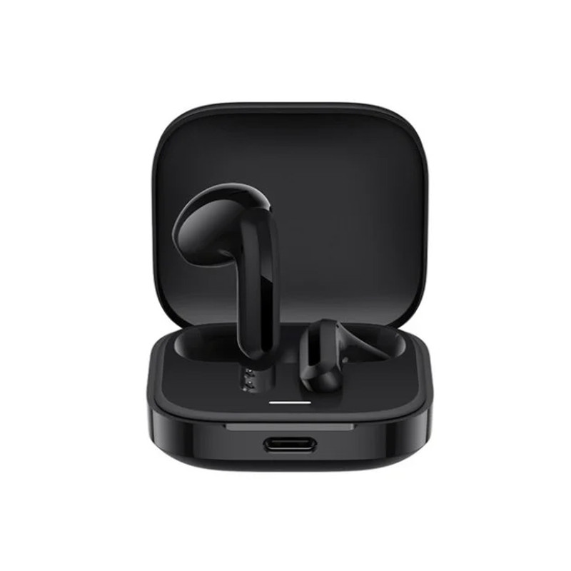 هدفون بلوتوثی شیائومی مدل Redmi Buds 6 Active با نویز کنسلینگ میکروفون (ENC)، درگاه شارژ USB Type-C، دارای دو میکروفون با قابلیت حذف نویز، پشتیبانی از فرمان لمسی، مقاوم در برابر رطوبت و عرق (IPX4) — تصویر ۲