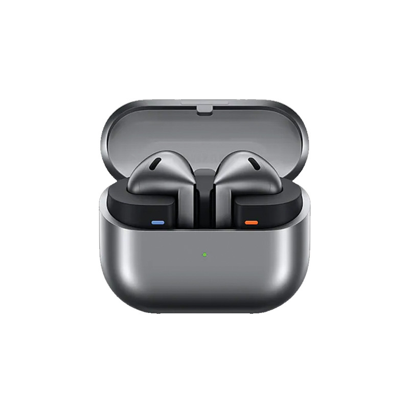 هدفون بلوتوثی سامسونگ مدل Galaxy Buds3 با نویز کنسلینگ فعال (ANC)، نویز کنسلینگ میکروفون (ENC)، درگاه شارژ USB Type-C، با قابلیت اتصال به چند دستگاه، دارای قابلیت صدای 360 درجه، Galaxy AI، میکروفون سه — تصویر ۲