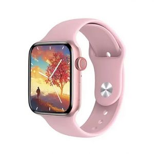 ساعت هوشمند ۴۱ میلیمتری ویسمی مدل X28 mini با ۴ بند سیلیکونی و ۱ بند فلزی — تصویر ۶
