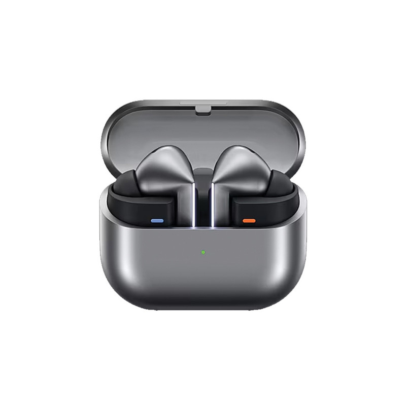 هدفون بلوتوثی سامسونگ مدل Galaxy Buds3 Pro دارای نویز کنسلینگ فعال (ANC)، درگاه شارژ USB Type-C، شارژ بی سیم، با قابلیت اتصال به چند دستگاه، پشتیبانی از فرمان لمسی، پشتیبانی از دستیار صوتی، مقاوم در ب — تصویر ۴