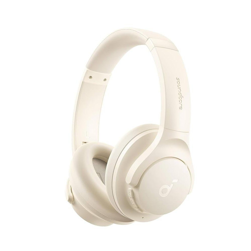 هدفون بلوتوثی انکر مدل Soundcore Q20i با نویز کنسلینگ فعال (ANC)، درگاه شارژ USB Type-C، دارای 2 میکروفون داخلی و 2 میکروفون خارجی، پشتیبانی از صدای Hi-Res از طریق کابل AUX — تصویر ۲