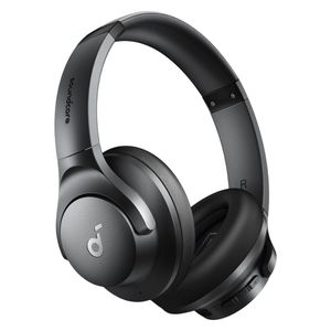 هدفون بلوتوثی انکر مدل Soundcore Q20i با نویز کنسلینگ فعال (ANC)، درگاه شارژ USB Type-C، دارای 2 میکروفون داخلی و 2 میکروفون خارجی، پشتیبانی از صدای Hi-Res از طریق کابل AUX