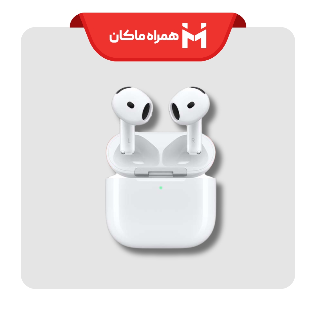 هدفون بلوتوثی اپل مدل AirPods 4 فاقد قابلیت نویز کنسلینگ، درگاه شارژ USB Type-C، شارژ بی سیم، با قابلیت اتصال به چند دستگاه، پشتیبانی از فرمان لمسی، نشانگر LED، پشتیبانی از دستیار صوتی، مقاوم در برابر — تصویر ۶