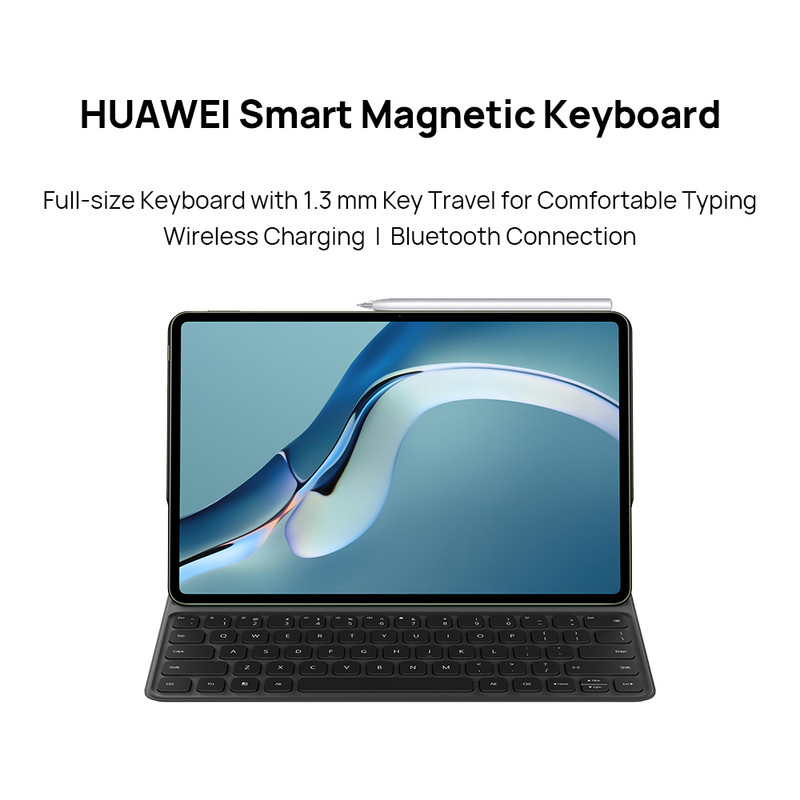 تبلت هوآوی مدل MatePad Pro 12.6 ظرفیت 256 گیگابایت و رم 8 گیگابایت به همراه قلم هوشمند M-Pencil و کیبورد Smart Magnetic — تصویر ۴