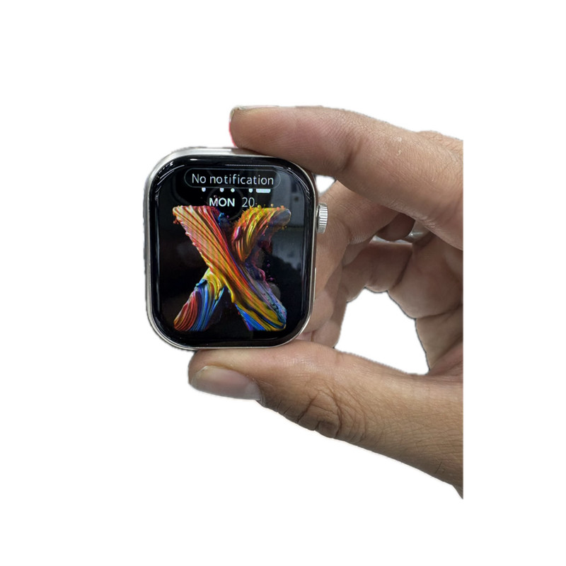 ساعت هوشمند 45 میلی متری کیکویر مدل kw30 max with 7 band با بند سیلیکونی — تصویر ۴