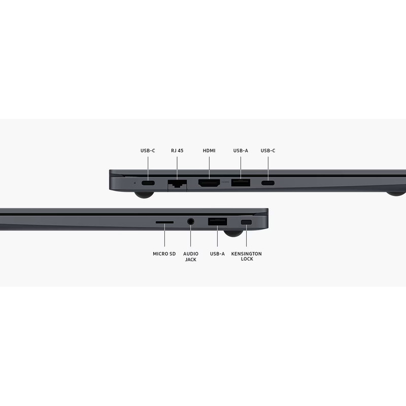 لپ تاپ 15.6 اینچی سامسونگ مدل Galaxy Book4-Core 7 150U-16GB LPDDR4x-512GB SSD-IPS-Backlit-Fingerprint — تصویر ۳