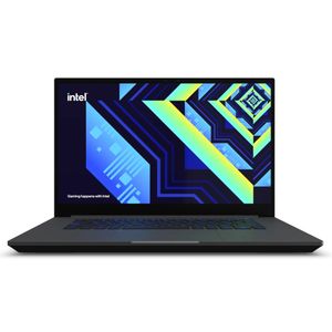 لپ‌تاپ اینتل مدل NUC X15 Arc با پردازنده Core i7-12700H و گرافیک Arc A730M 12GB، رم DDR5 32GB با فرکانس 4800MHz، حافظه SSD با ظرفیت 1TB، نمایشگر 15.6 اینچ IPS با وضوح Full HD و نرخ به‌روزرسانی 144Hz، 