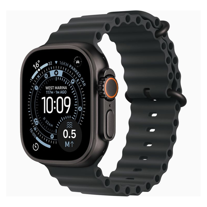 ساعت هوشمند 49 میلی متری اپل مدل Ultra 3 Black Titanium Case با بند Ocean — تصویر ۳
