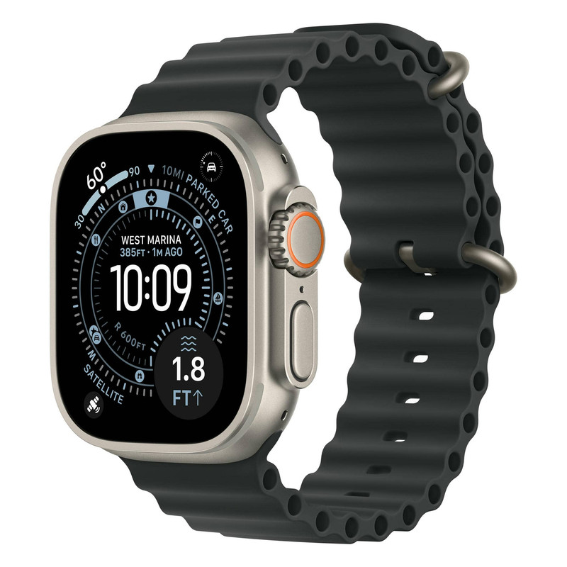ساعت هوشمند 49 میلی متری اپل مدل Ultra 3 Black Titanium Case با بند Ocean — تصویر ۴