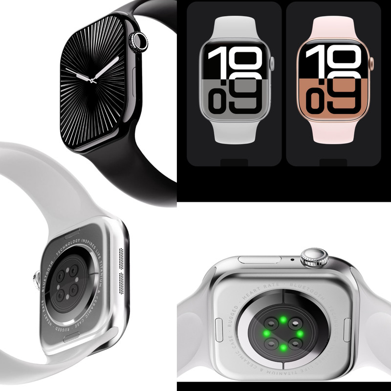 ساعت هوشمند 49 میلیمتری میکروویر مدل Watch11X با بند سیلیکونی — تصویر ۵