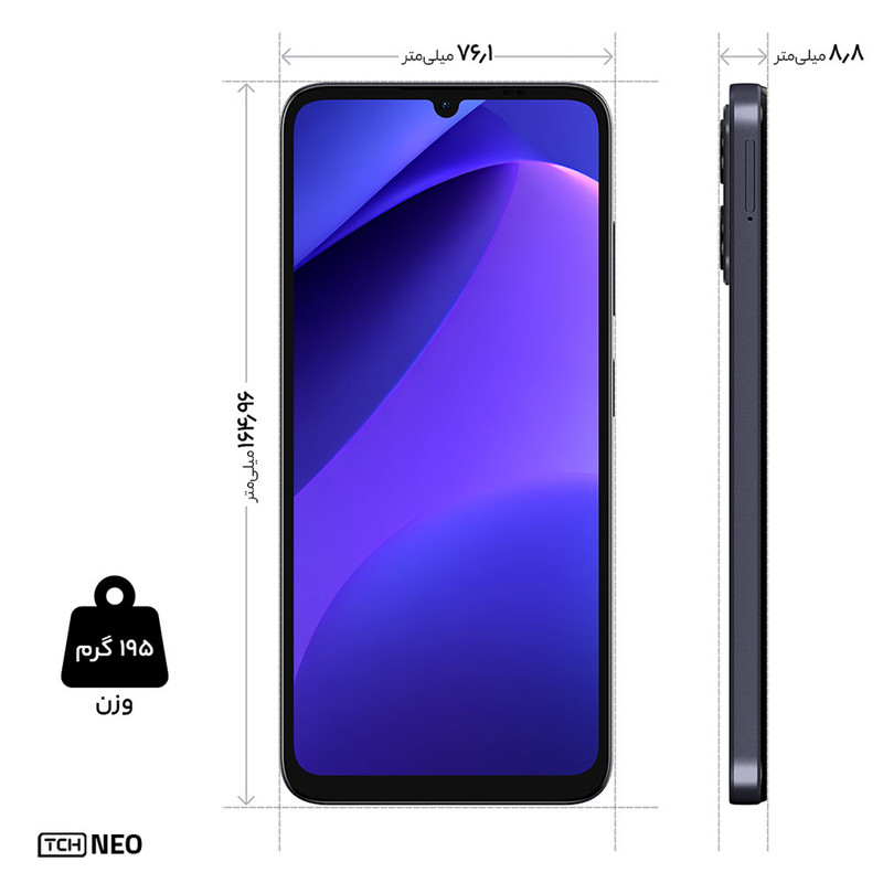 گوشی موبایل تی سی اچ مدل Neo دو سیم کارت ظرفیت 64 گیگابایت و رم 4 گیگابایت — تصویر ۳