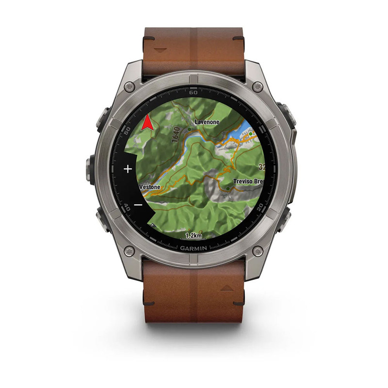 ساعت هوشمند گارمین مدل Fenix 8 - 51mm AMOLED، مناسب برای ورزش، روزمره، دارای قابلیتهای صفحه نمایش رنگی، کنترل موسیقی، کنترل سطح اکسیژن خون، بند سیلیکونی، فناوری GPS، با حافظه داخلی 32 گیگابایت — تصویر ۴