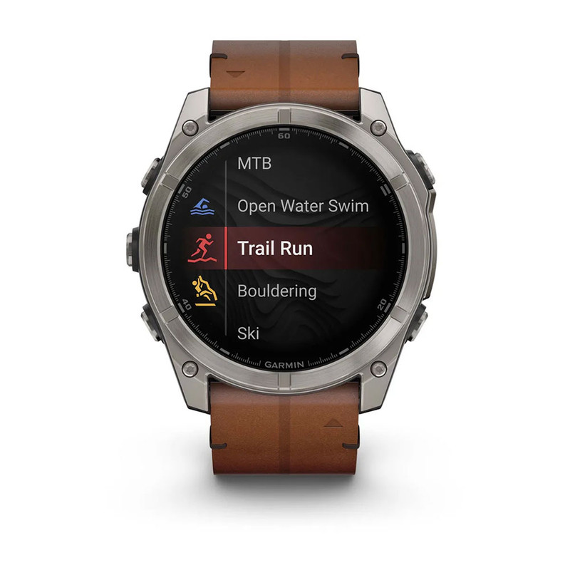 ساعت هوشمند گارمین مدل Fenix 8 - 51mm AMOLED، مناسب برای ورزش، روزمره، دارای قابلیتهای صفحه نمایش رنگی، کنترل موسیقی، کنترل سطح اکسیژن خون، بند سیلیکونی، فناوری GPS، با حافظه داخلی 32 گیگابایت — تصویر ۵
