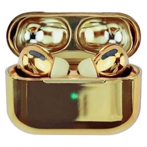 هدفون بلوتوثی اپل AirPods Pro NEW GLD با نویز کنسلینگ فعال (ANC)، درگاه شارژ USB Type-C، دارای پشتیبانی از فرمان لمسی، مقاوم در برابر رطوبت و عرق