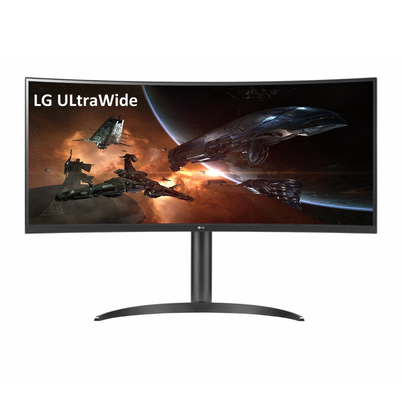مانیتور خمیده 34 اینچ ال جی مدل 34WQ75C-B با وضوح UWQHD، پنل IPS و نرخ بهروزرسانی 60 هرتز — تصویر ۲